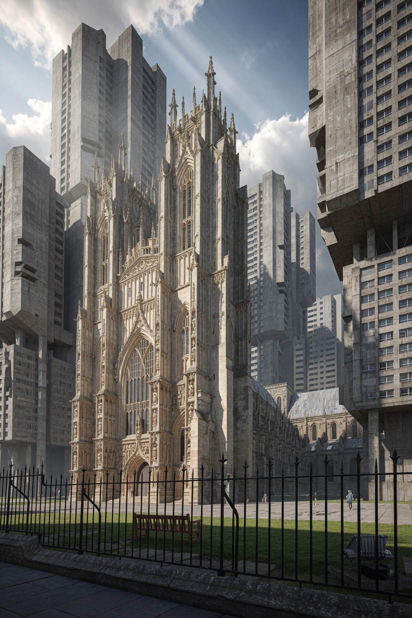 An artist's impression of central Beverley in 2050.